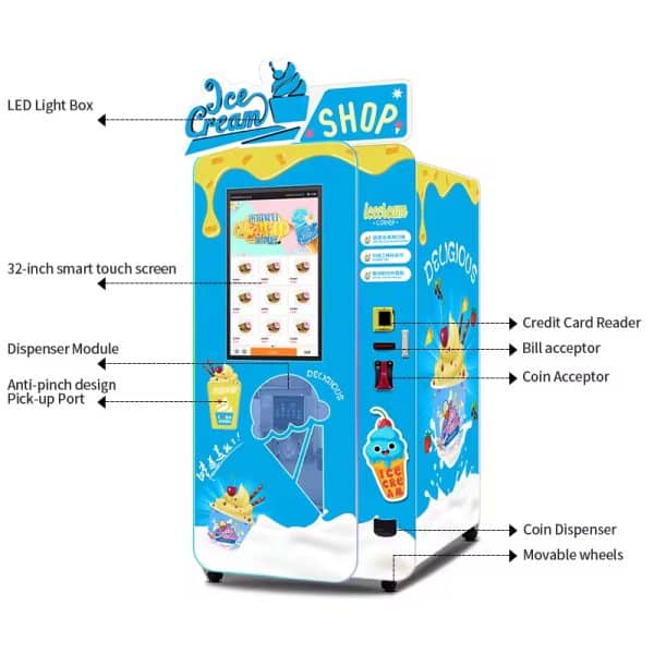 Ice Cream Dispenser Machine